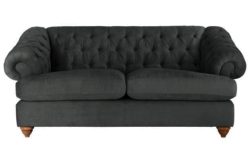 Imogen Fabric Large Sofa - Grey